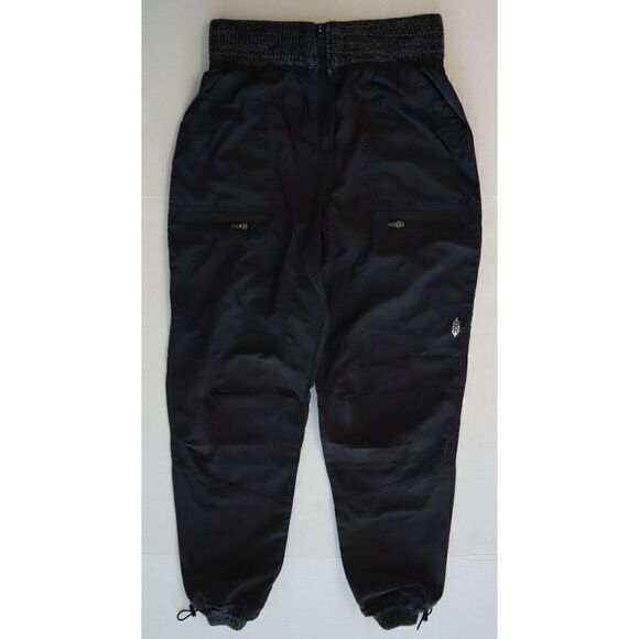 FP Movement OB1573927 Women's Sz XS Black Zip Up Elastic Waist Jogger Pants - Picture 1 of 13